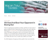Tablet Screenshot of macan-tidur-textiles.com
